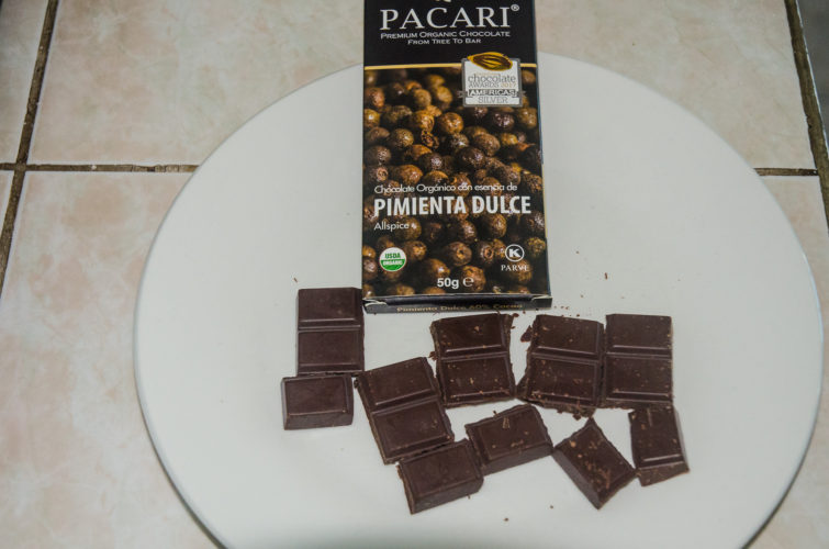 Allspice flavored Chocolate from Pacari