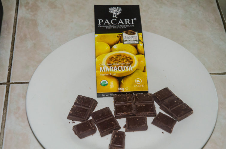 Passion Fruit flavor Pacari Chocolate