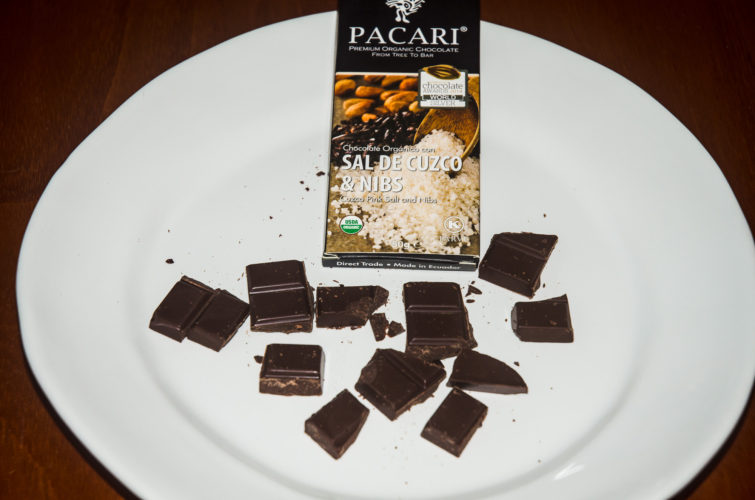 Pacari Chocolate with Cuzco Pink Salt and Nibs