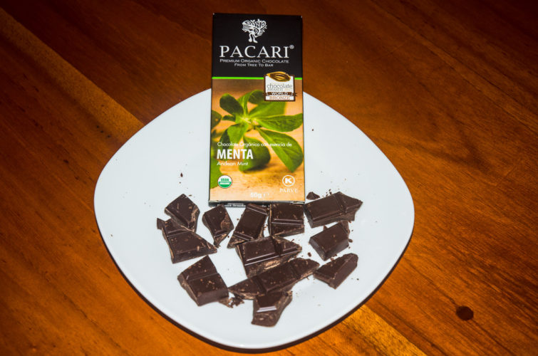 Andean Mint flavor Pacari Chocolate