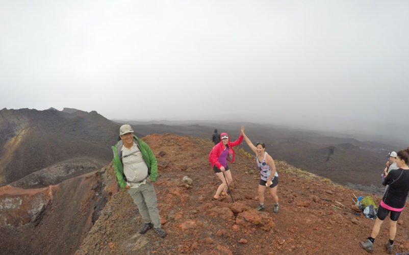 Success! On top of a Galapagos Volcano.