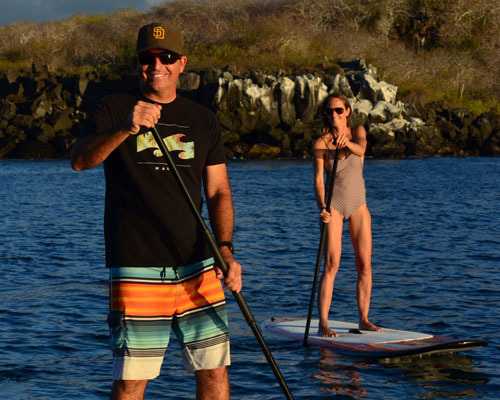 Stand up Paddle Boarding in the Galapagos