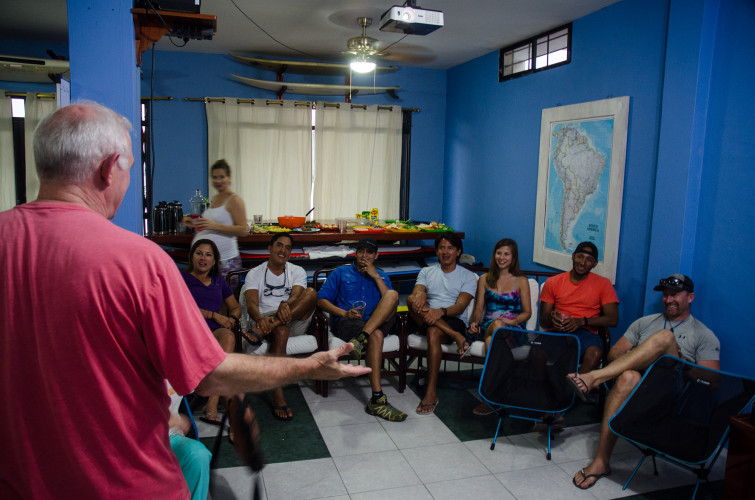 Sam Ham on San Cristobal Island with Galakiwi