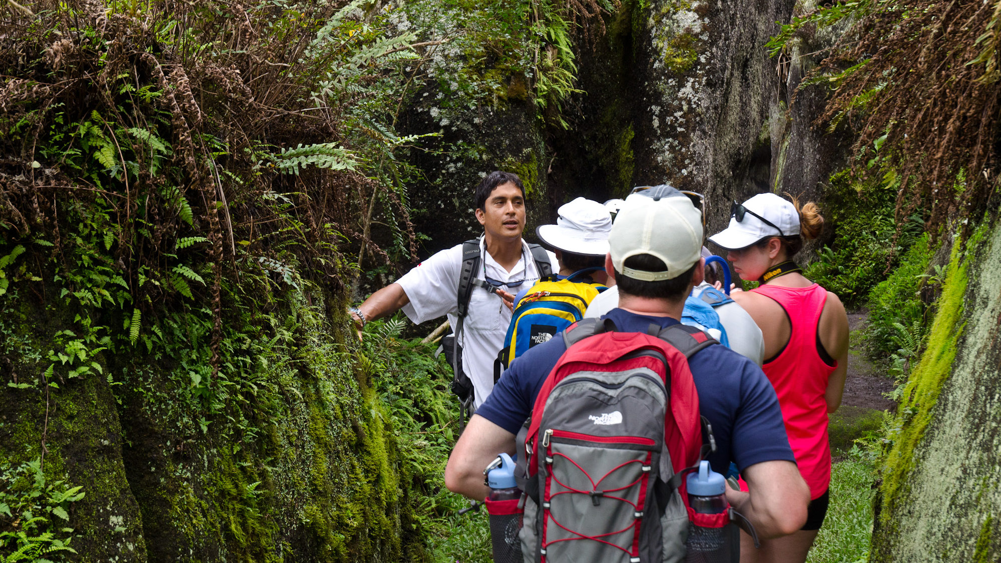 Guided Hike Student Travel Galapagos Islands