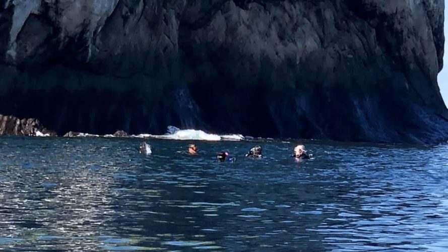 Kicker Rock, San Cristobal, Galapagos: snorkeling activities are included in Galakiwi Galapagos land tour