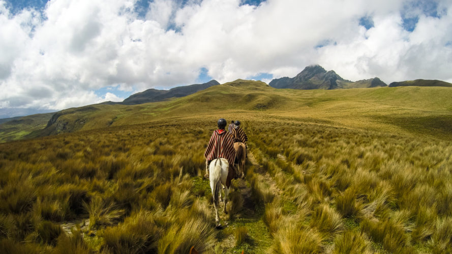 Cotopaxi Ecuador horseback riding with local Ecuador tour operator