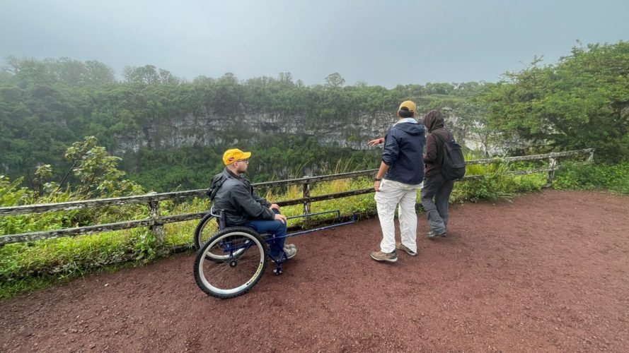 Accessible Galápagos tour offering land-based experiences for travelers using wheelchairs