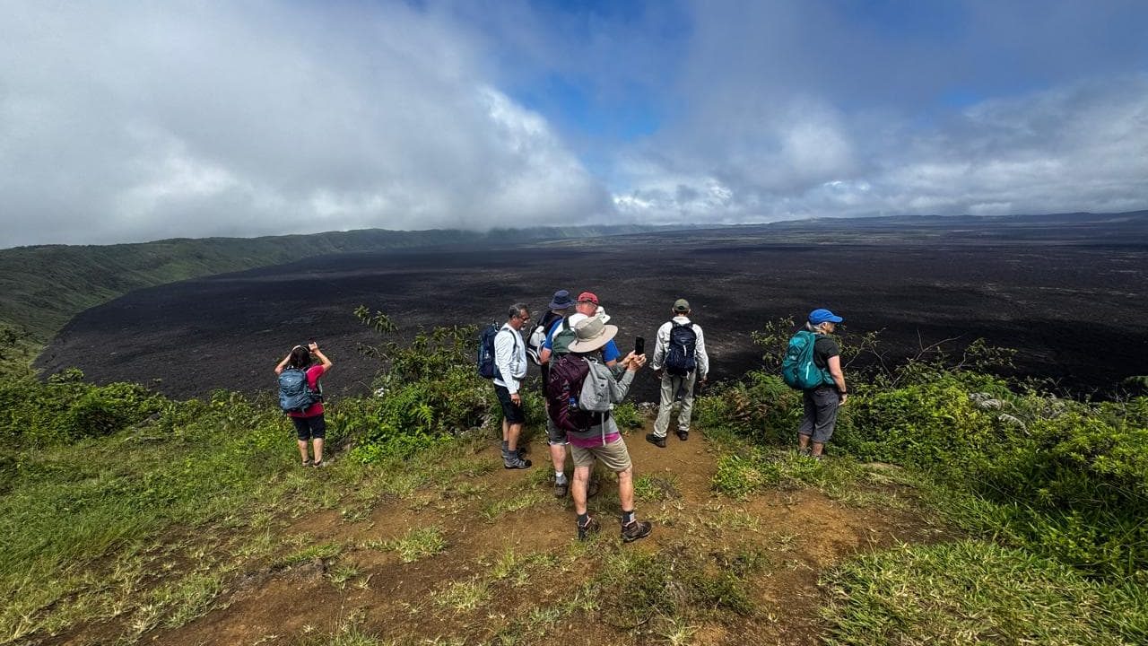 Galapagos Isabela Island Sierra Negra Volcano Hike _ Land-Based Galapagos Sustainable Tour