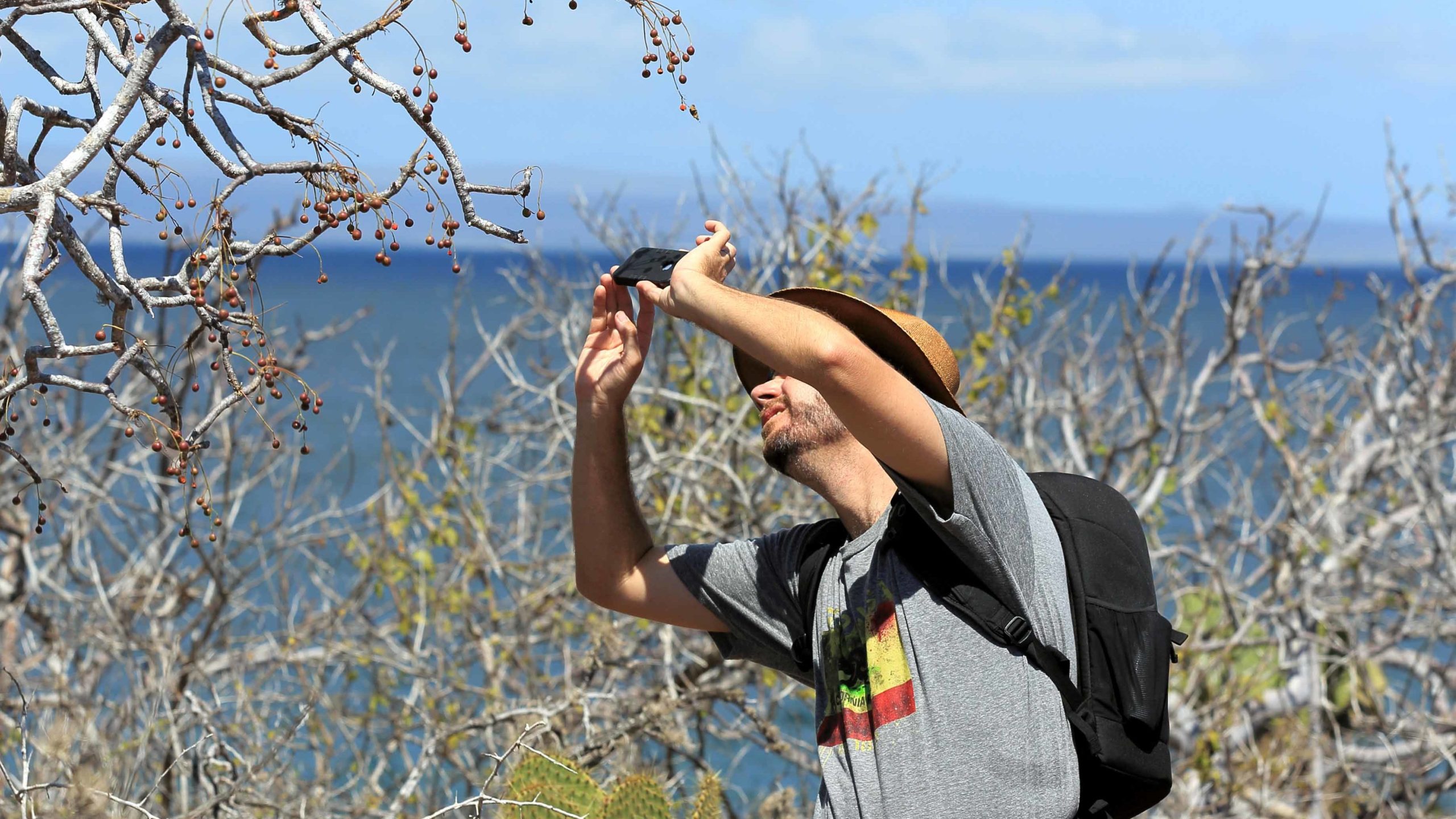 Land-Based Galapagos sustainable tour hike
