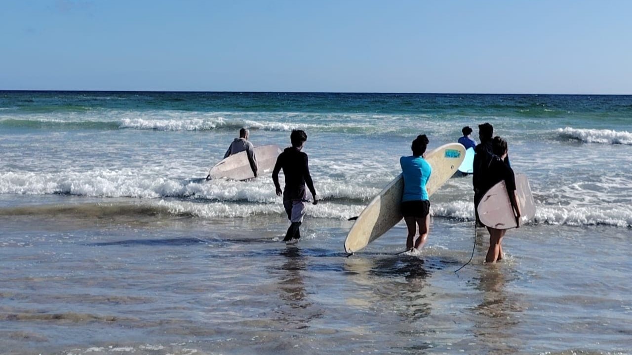 educational student tours - Galapagos Islands surf lessons for teens