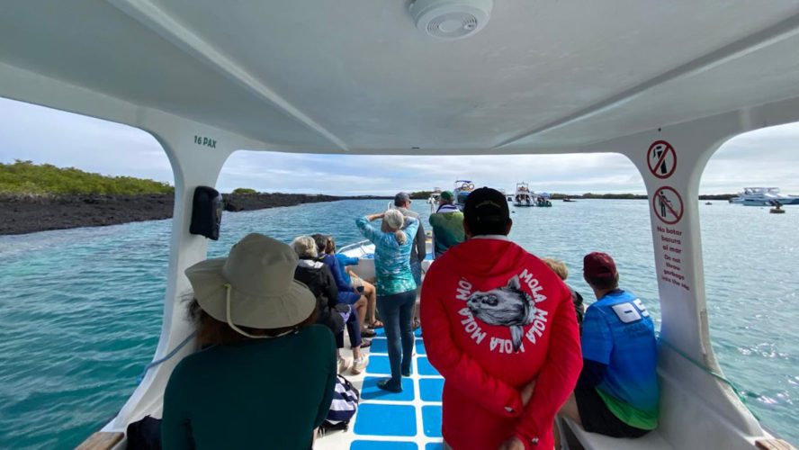Galapagos Sustainable Land-based tour Boat ride