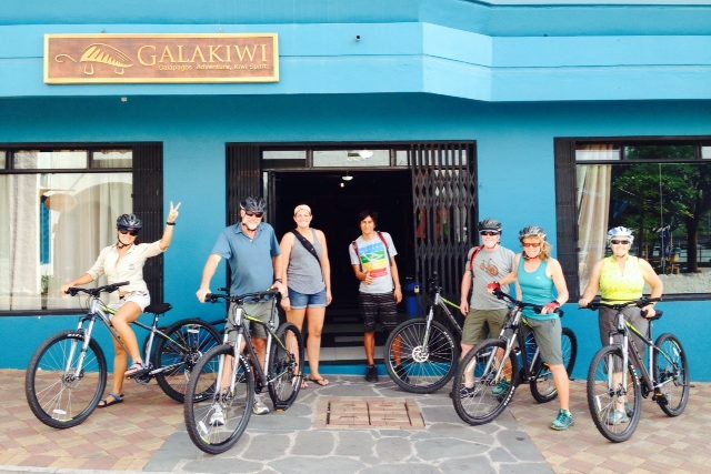 Biking on a Galakiwi Land Tour