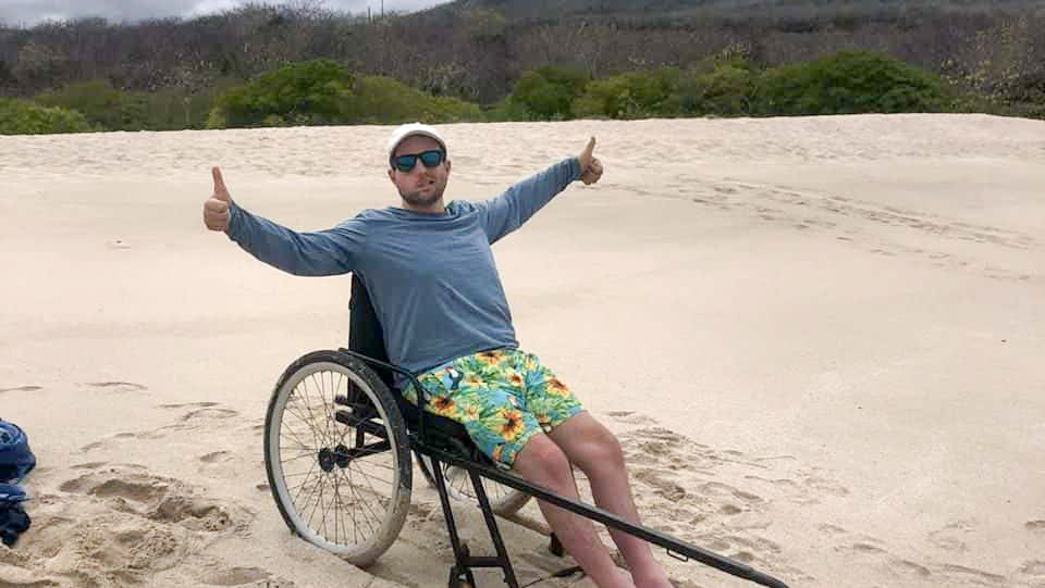Accessible snorkeling experience in the Galápagos Islands, part of a wheelchair-accessible Galápagos tour