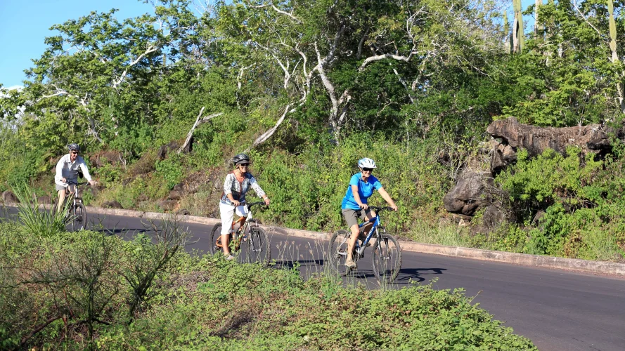 San Cristobal highlands biking San Cristóbal Island highlights featured in an eco-friendly Galápagos land-based tour