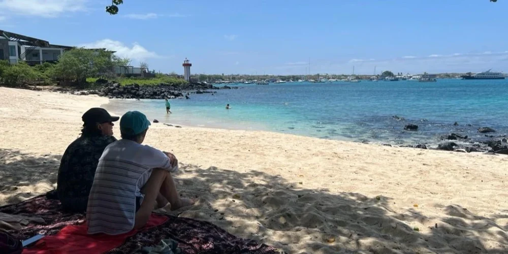 San Cristóbal Island highlights featured in an eco-friendly Galápagos land-based tour, beach